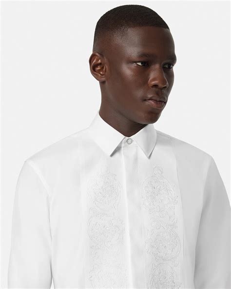 palace versace shirt|Barocco Formal Shirt White .